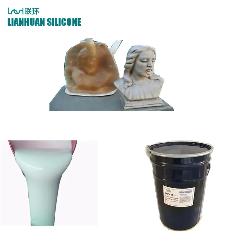 Silastic-Molde de silicona para yeso ornamental, 3481 RTV2, para artesanía de estatuas de yeso