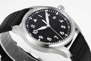 Reloj Mecánico Automático de Alta Gama para Hombre, de Acero Inoxidable Negro Luminoso, Resistente al Agua, con Esfera de Cristal de Zafiro de Primera Calidad - Product Image 3