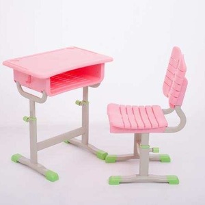 Starlight Furniture Student <b>Desk</b> And Chair <b>Set</b> XZL-015 Plastic Height Adjustable For School Modern Minimalist Style - Product Image 3