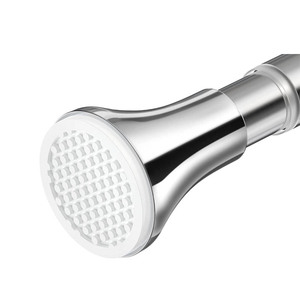 Adjustable Stainless Steel Bathroom 110-120cm <b>Extendable</b> Shower Curtain Rod No Drill Telescopic Tension Pole - Product Image 1