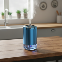 Diffuseur d'air intelligent pour voiture en alliage d'aluminium avec capteur de mouvement |   Diffuseur d'arômes intelligent programmable pour les trajets quotidiens des employés de bureau