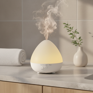 เครื่องกระจายกลิ่นอโรมาอัลตราโซนิกแบบพกพา พร้อมไฟ LED อัจฉริยะ สำหรับน้ำมันหอมระเหย ใช้ได้กับเดสก์ท็อป - Product Image 1