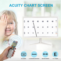 Layar Monitor LCD Oftalmik 19 Inci untuk Perawatan Mata, Pengujian Penglihatan, dan Bagan Penglihatan Optik LED