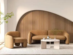 Juego de sofá y <span class=keywords><strong>mesa</strong></span> de espera de recepción moderna para salones o talleres muebles de salón de <span class=keywords><strong>Banco</strong></span> largo - Product Image 2