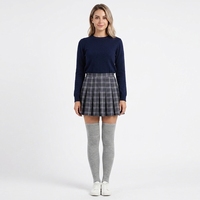 Calze LaJourdin Traspiranti in Maglia 20D Anti-Strappo per Uniforme Scolastica JK |   Calze sopra il ginocchio in stile giapponese per uso quotidiano