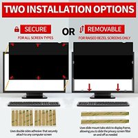 Filtre de confidentialité Axidi pour écran de moniteur, protection d'écran de confidentialité pour ordinateur de bureau