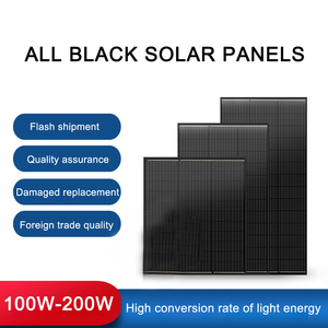 Panneaux solaires monocristallins entièrement noirs 150W 200W 300W, modules solaires entièrement noirs - Product Image 6
