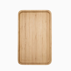 Bamboo Wood <b>Tray</b> Rectangular Round Natural Color Serving Plate For Hotel Coffee <b>Tea</b> Nordic Style Household Tableware - Product Image 5