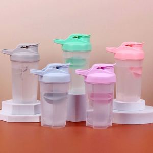 Promotional 17oz 500ml BPA-Free Custom <b>Shaker</b> <b>Bottles</b> With Logo and Measurement Lines for Business Giveaways - Product Image 5