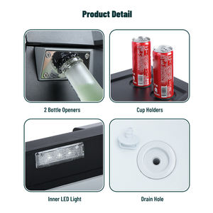 <span class=keywords><strong>Camping</strong></span> congélateur camion réfrigérateur usine vente directe 26L 45W couleur verte portable mini voiture réfrigérateur - Product Image 5