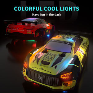 Voiture de sport <span class=keywords><strong>RC</strong></span> 4x4 ultra rapide, électrique, pour drift et cascades, avec lumières LED vives, jouet télécommandé durable - Product Image 4