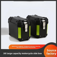 Nouvelle Sacoche Arrière de Moto YUYILIN 30L en PP, Valises Latérales Doubles/Triple Grande Capacité, Étanche et Résistante aux Chutes, Universelle pour