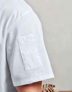 Ristorante autunnale traspirante <span class=keywords><strong>da</strong></span> <span class=keywords><strong>uomo</strong></span> a maniche corte <span class=keywords><strong>da</strong></span> <span class=keywords><strong>uomo</strong></span> che cuoce uniforme <span class=keywords><strong>da</strong></span> lavoro <span class=keywords><strong>da</strong></span> <span class=keywords><strong>Chef</strong></span> <span class=keywords><strong>da</strong></span> cucina per Hotel - Product Image 4