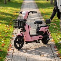 Trottinette électrique à frein à tambour avant et arrière avec amortissement de chocs renforcé pour les trajets de courte distance
