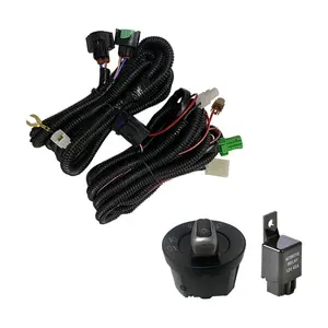 Interrupteur de voiture sans fil à led spst 12V, bouton-poussoir, feu antibrouillard, pour Volkswagen Mk6, nouveau,