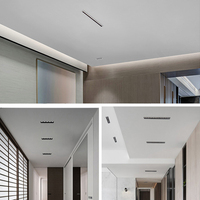 ALLWAY Projecteur encastré sans garniture de haute qualité en aluminium 12 têtes 20 Watt Led Downlight