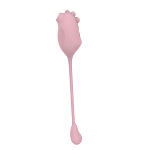 Jiuxi's new rechargeable silicone suction <b>vibrating</b> egg for adults, female sex toys, and more. - Product Image 2