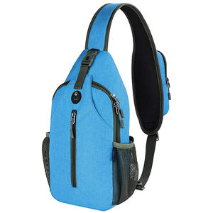 กระเป๋าสะพายคาดลำตัวโพลีเอสเตอร์สำหรับทุกเพศ,กระเป๋าคาดอกสำหรับใส่โทรศัพท์มือถือเดินทางปีนเขาลำลองกระเป๋าคาดอก - Product Image 1