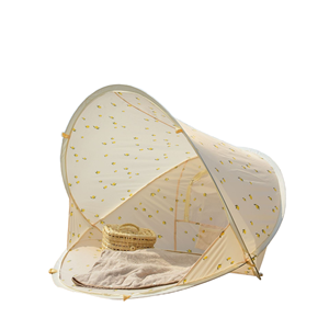 Tente de plage portable à ouverture facile en un clic pour le camping, tente de plage en toile - Product Image 1
