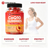 Gummies CoQ10 Marque Blanche OEM 100mg 60 Unités Force Maximale Santé Cardiaque Énergie Cellulaire Antioxydant pour Adultes Personnalisé