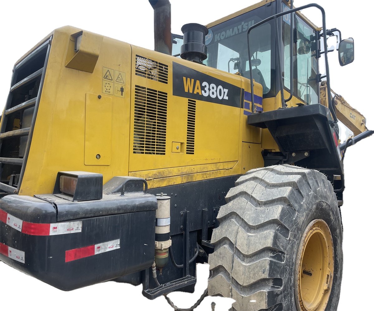 Лидер продаж, подержанный колесный погрузчик komatsu WA380Z, хорошее рабочее состояние, мощная энергетическая строительная техника для продажи