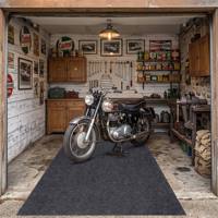 Tapis de garage en feutre absorbant avec support antidérapant imperméable - Revêtement de sol de 2 à 6 mm d'épaisseur pour voitures et motos