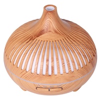 Dropshipping 500ml Diffuseur ultrasonique d'arôme en grain de bois Diffuseur d'huiles essentielles Humidificateur Diffuseur d'air pour la maison