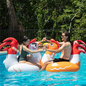Flotador Inflable <span class=keywords><strong>de</strong></span> Gallo, Ballena y Tortuga - Juguete Acuático para Adultos, Colchón Inflable, Equipo <span class=keywords><strong>de</strong></span> Entretenimiento, Venta al por Mayor - Product Image 2