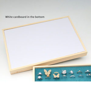 Trang sức hiển thị khay sang trọng nhung leatherjewelry Vòng Cổ Vòng đeo tay bông tai vòng hiển thị khay - Product Image 3