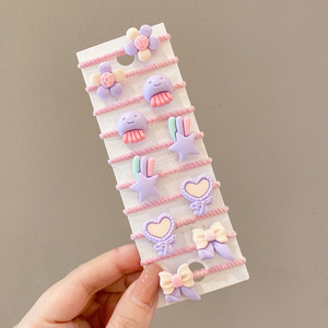 Elastici per capelli a tema cartone animato - Non danneggiano i capelli. Set di fermagli per capelli intrecciati per bambine - Perfetti per le bambine. - Product Image 3