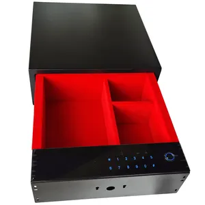 Hot selling Digital code Touch screen panel fingerprint drawer safe hidden in furniture for storing jewelry