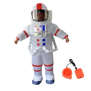 HUAYU Halloween Party Inflatable Astronaut Costume Halloween Costume Cool Spaceman Suit Full Body Blow up astronaut inflatable