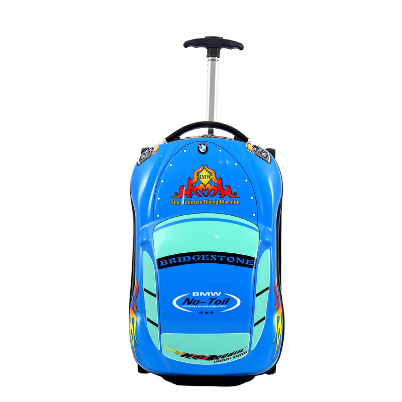 Voiture bleue