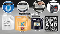 Sac de 1gallon pour pochette d'eau 4L 5L 10L Sac d'emballage en plastique sans BPA pour jus de fruit infusé à froid café boisson vin