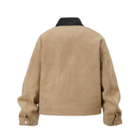 OEM Marque Privée Homme Stock Dropshipping Micro Suede Veste en Cuir