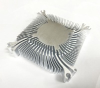 Heatsink Ekstrusi Aluminium Sunflower untuk Pendinginan Elektronik Industri Lampu LED CPU