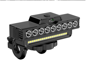 Luce Frontale per Bicicletta ad Alta Luminosità <span class=keywords><strong>4000mAh</strong></span> con Ricarica USB, Altoparlante e Campanello Integrati, per MTB e Bici da Strada - Product Image 4