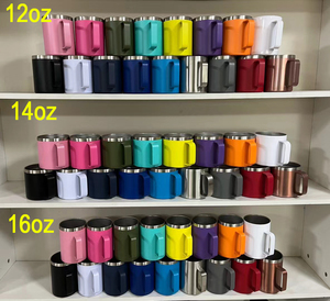 Vaso Térmico de Acero Inoxidable 304 de 24 oz, <span class=keywords><strong>con</strong></span> Asa, Doble Pared, para Café Caliente, Cerveza Fría, Camping, Personalizable - Product Image 5