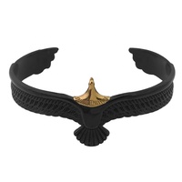 Aigle Animal Designs Charms bijoux en acier inoxydable ensembles bracelets de Guangzhou anneaux plaqué or noir