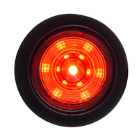 Feux de gabarit et de dégagement ronds à LED de 1-1/4 pouce (32 mm) pour camion et remorque, conformes aux normes SAE/DOT/FMVSS108