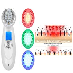 Peine de tratamiento de crecimiento del cabello <span class=keywords><strong>para</strong></span> cabello Calvo previene la pérdida de cabello masaje eléctrico vibración - Product Image 4