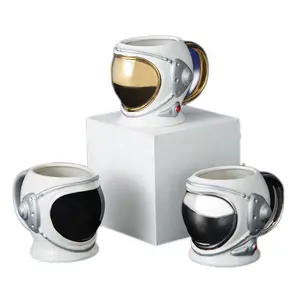 Madou 550Ml оптовая продажа креативных 3D чашка большая емкость стакана воды астронавт шлем, чашка с крышкой керамическая кружка, чашка для кофе