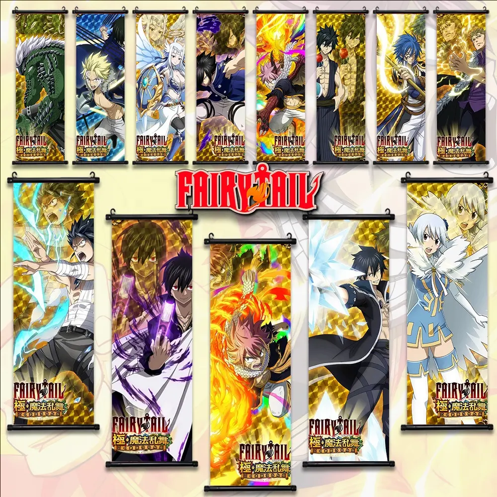 Poster Anime Fairy Tail HD Print Poster dinding Etherious lukisan kanvas Dekor dinding seni gambar dekorasi ruang dekorasi rumah