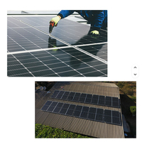 Panel Solar Fotovoltaico de Vidrio Simple de 415W, Módulos de Alta Eficiencia para Sistemas Solares