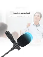 USB-Lavalier-Mikrofon für Computer, Laptop, Live-Streaming, Online-Unterricht, Aufnahmen, Besprechungen, Notizen, Omnidirektional, Mini