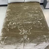 LISASHOME Fabrik Maßgefertigte Bedruckte Einfarbige Geprägte Kettengewirkte Polyester-Raschel-Decke Weich & Warm für Alle Jahreszeiten
