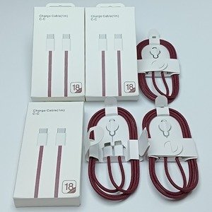 Fuente de alimentación PD de 60W, cable de carga trenzado tipo C, 1M, USB-C a USB-C para iPhone 15-18, múltiples dispositivos USB-C - Product Image 1