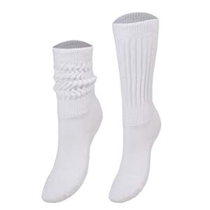 Calcetines holgados Db Kids hasta la rodilla de algodón blanco de 3 a 5 años para mujer, uso diario, estilo otoñal - Product Image 1