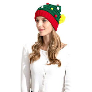 Chapeau de vacances d'hiver coloré nouveau pour <span class=keywords><strong>Amazon</strong></span> chapeau décoratif de <span class=keywords><strong>père</strong></span> <span class=keywords><strong>noël</strong></span> transfrontalier tricoté de <span class=keywords><strong>noël</strong></span> pour un style décontracté - Product Image 3