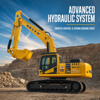 Excavatrice sur chenilles Komatsu PC210 d'occasion |   Excavatrice hydraulique d'occasion japonaise haute performance pour la construction